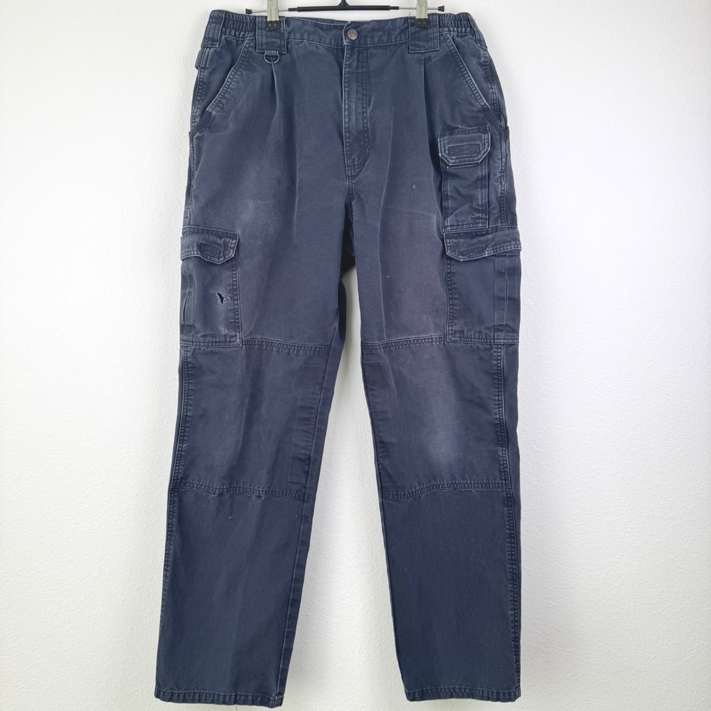 5.11 Tactical Cargo Pants Mens 34x32 Navy Blue Fair Workwear Gorpcore Outdoor